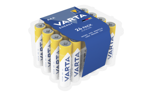 Micro-Batterie VARTA ''Energy'' Alkaline, Typ AAA, LR06, 1,5V, 24er Pack