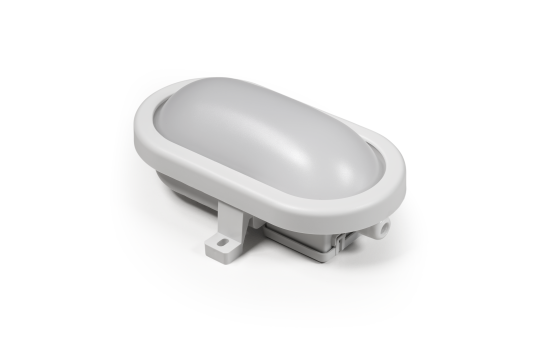 LED Feuchtraumleuchte McShine 450lm, 4000K, 6W, neutralweiß, IP65, 170x92x70mm