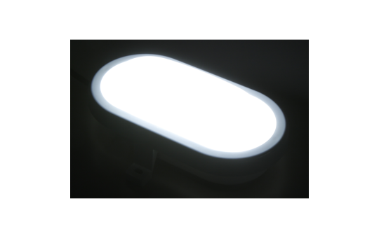 LED Feuchtraumleuchte McShine 450lm, 4000K, 6W, neutralweiß, IP65, 170x92x70mm
