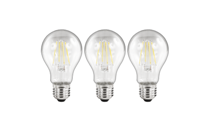 LED Filament Set McShine, 3x Glühlampe, E27, 2W, 200lm, warmweiß, klar