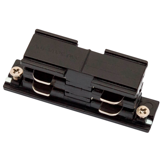 Steckverbinder ''SPS2'' für 3-Phasen-Schienensystem, gerade, schwarz