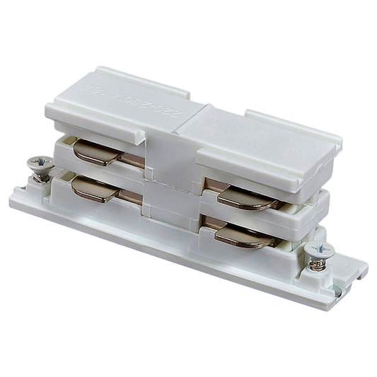 Steckverbinder ''SPS2'' für 3-Phasen-Schienensystem, gerade, weiß