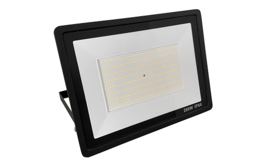 LED-Außenstrahler McShine ''Slim'' 200W, 17000 Lumen, IP66, 3000K, warmweiß