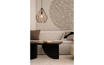 Hängeleuchte EGLO ''Carlton'', E27, Stahl, schwarz, 110x31cm