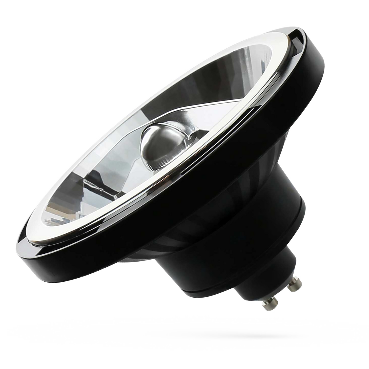 LED AR111 GU10 Strahler, 12W, 1000lm, 230V, 2700K, warmweiß, schwarz
