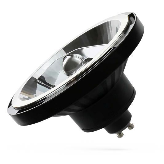 LED AR111 GU10 Strahler, 12W, 1000lm, 230V, 2700K, warmweiß, schwarz