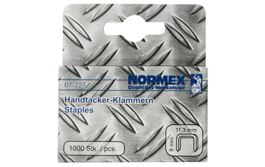 Klammern für Handtacker, 11,3x8mm
