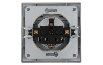 Schutzkontakt-Steckdose McPower ''Flair'', 250V~/16A, UP, IP44, anthrazit,3er-Pack