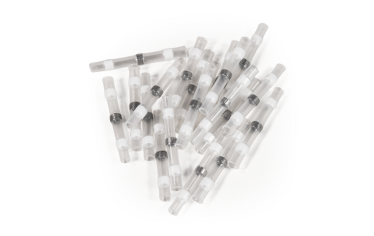 Lötverbinder McPower, Ø1,7mm - weiße Markierung, 0,25-0,34mm² Kabel, 20er-Pack