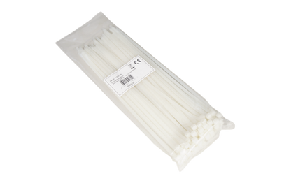 Kabelbinder McPower, transparent, 300x4,8mm, 100er-Pack, UV beständig
