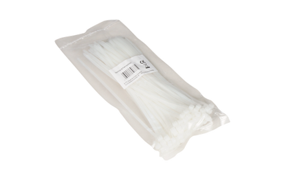 Kabelbinder McPower, transparent, 200x2,5mm, 100er-Pack, UV beständig