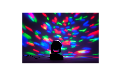 LED-Moving Head IBIZA ''LMH-ASTRO'' 6x RGB LEDs, 18W