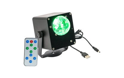 LED-Astro-Effekt IBIZA ''TINYLED-RGB-ASTRO'', akkubetrieben, 3x 1W RGB LED